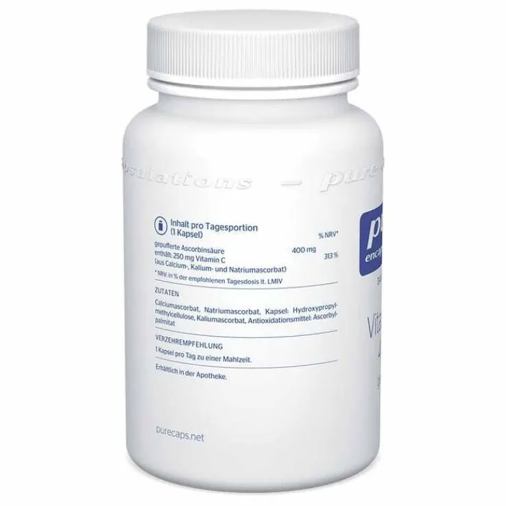 Pure Encapsulations Vitamin C 400 gepuffert Kapseln, 180 St
