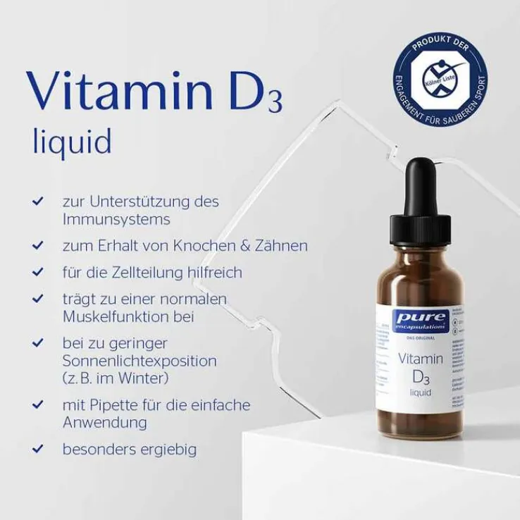 Pure Encapsulations Vitamin D3 Liquid, 22.5 ml