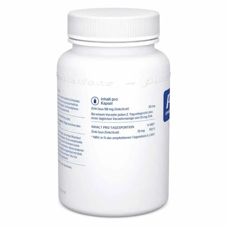 Pure Encapsulations Zink Zinkcitrat Kapseln, 180 St