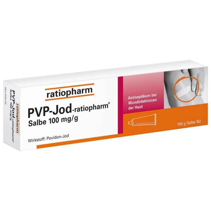 Pvp jodatum ratiopharm Salbe, 100 g