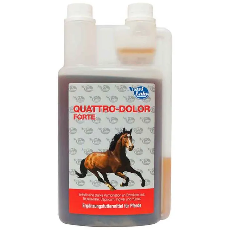 Quattro Dolor forte flüssig für Pferde, 1 l