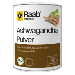 Raab Vitalfood Ashwagandha Pulver Bio, 100 g