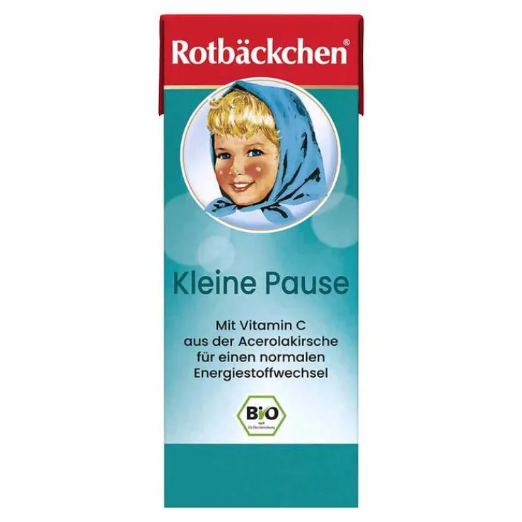 Rabenhorst Rotbäckchen Kleine Pause Bio Saft Tetra, 200 ml