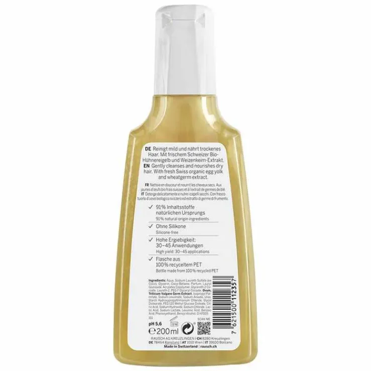 Rausch Nähr-Shampoo mit Ei-Öl, 200 ml