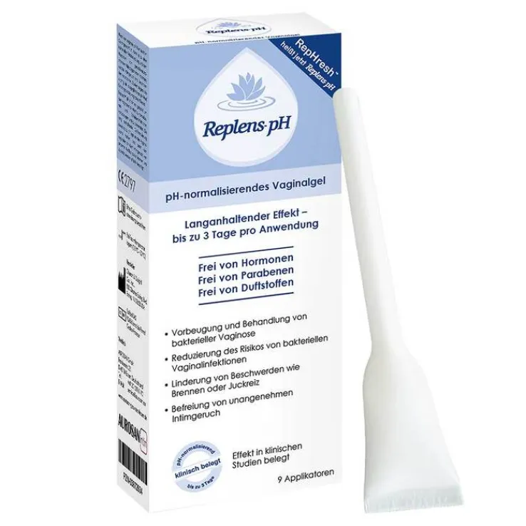 Replens pH Vaginalgel vorgefüllte Applikatoren, 9 St