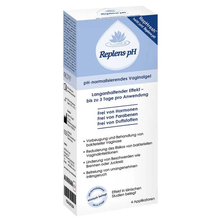 Replens pH Vaginalgel vorgefüllte Applikatoren, 4 St