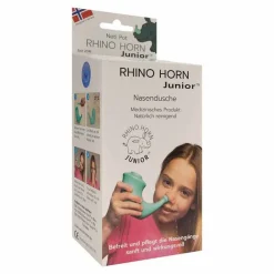 Rhino Horn Junior Nasendusche türkisblau, 1 St