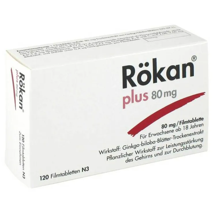 Rökan® plus 80 mg Filmtabletten, 120 St