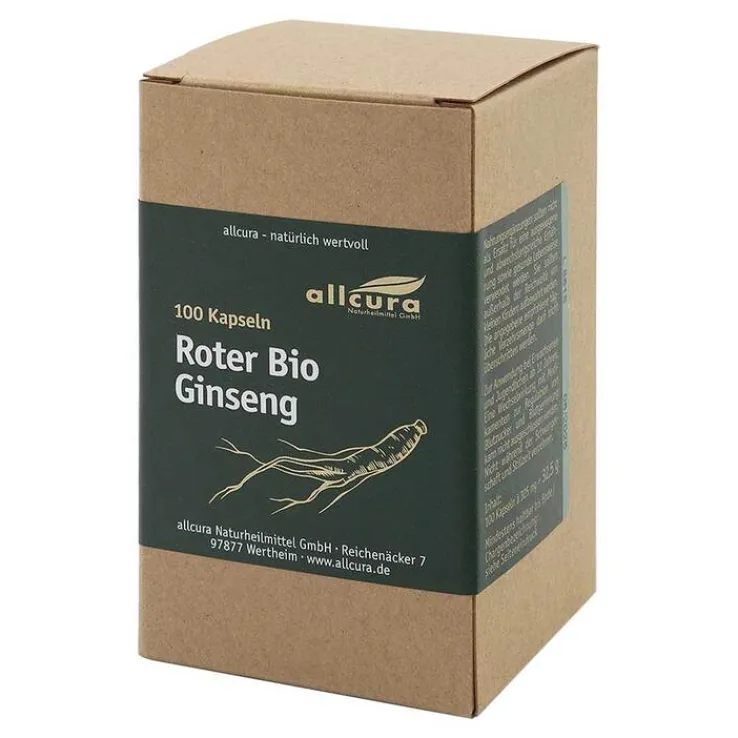 Roter Bio Ginseng Kapseln, 100 St
