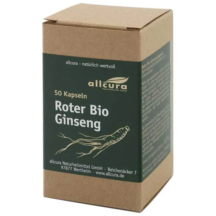 Roter Bio Ginseng Kapseln, 50 St