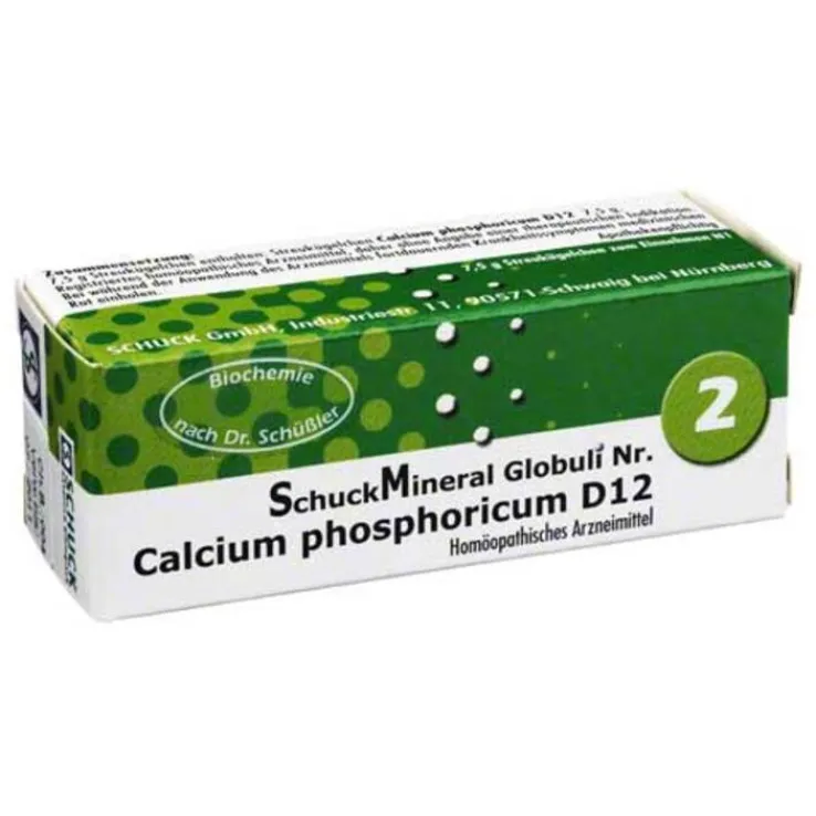 Schuckmineral Globuli 2 Calcium phosphoricum D12, 7.5 g