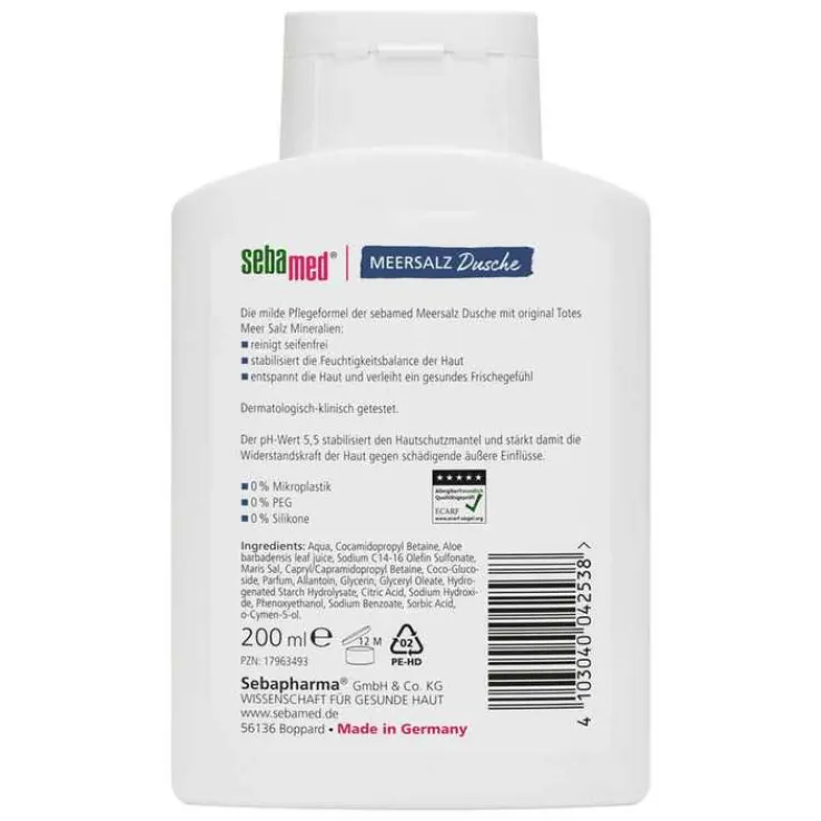 Sebamed Meersalz Dusche, 200 ml