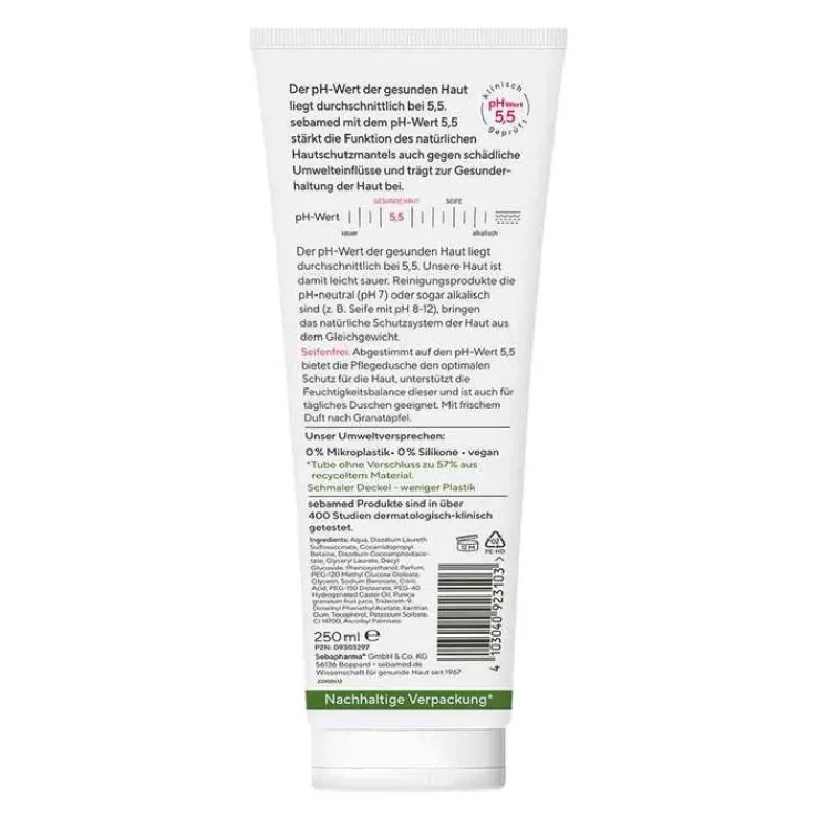 Sebamed Pflege-Dusche mit Granatapfel, 250 ml