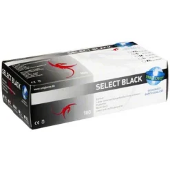Select Einmal Latex Handschuhe Größe S black, 100 St