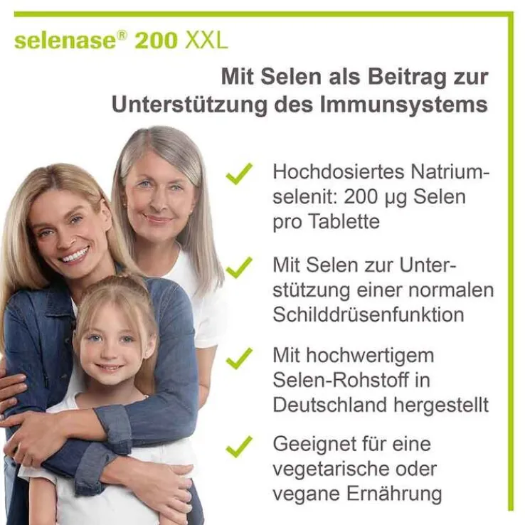 Selenase 200 XXL Tabletten, 90 St