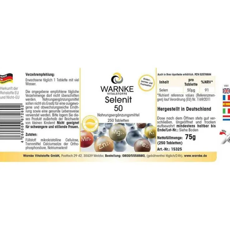 Selenit 50 Tabletten, 250 St