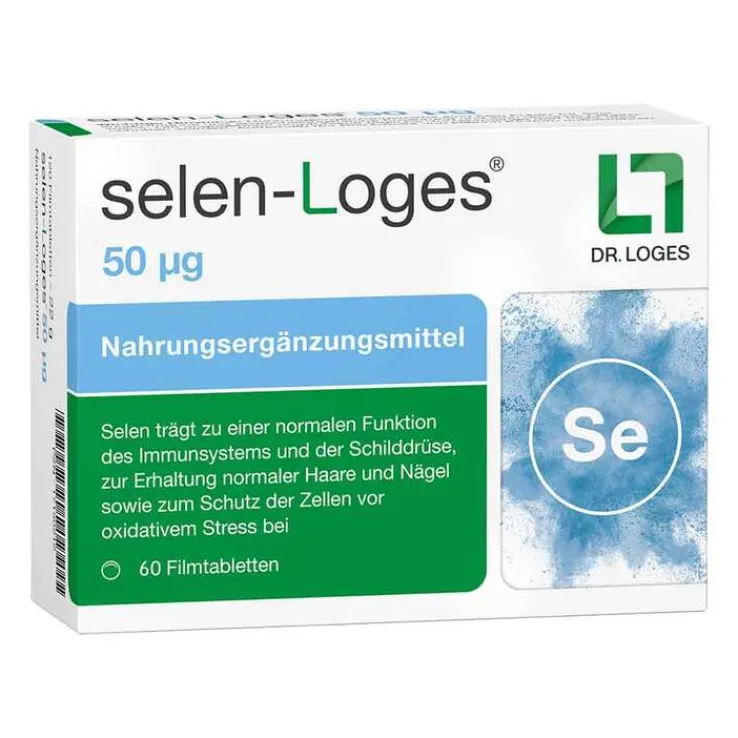 Selen-Loges 50 µg Filmtabletten, 60 St
