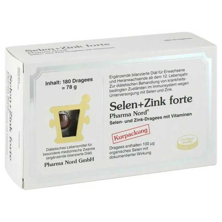 Selen + Zink Pharma Nord Dragees, 180 St
