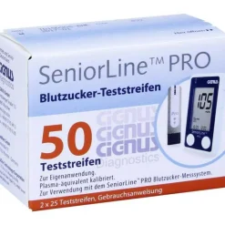 Seniorline Pro Blutzucker-Teststreifen Cignus, 2X25 St