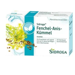 Sidroga Fenchel Anis Kümmel Tee Filterbeutel, 20X2.0 g