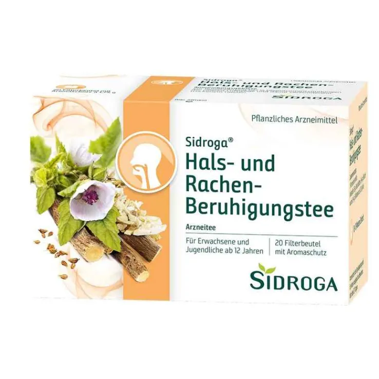 Sidroga Hals- und Rachen-Beruhigungstee Filterbeutel , 20X1.75 g