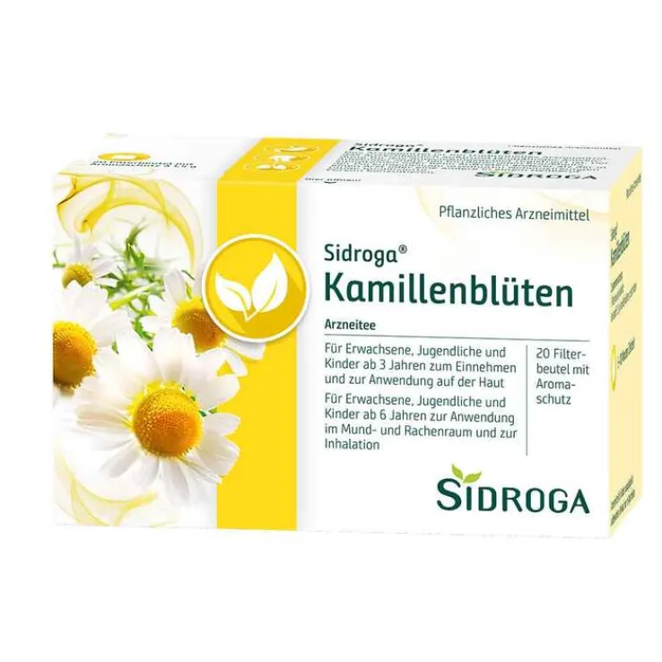 Sidroga Kamillenblüte Tee Filterbeutel, 20X1.5 g