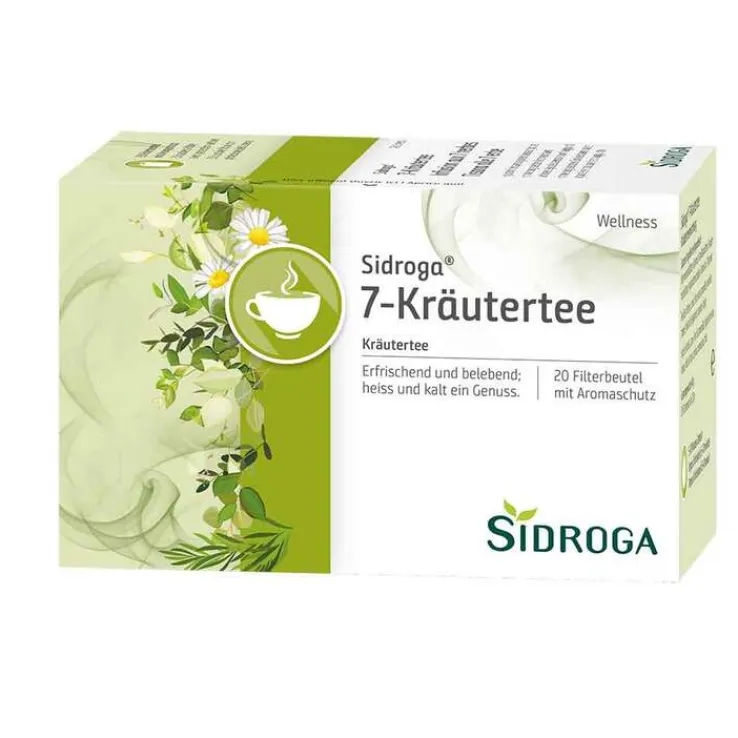 Sidroga Wellness 7-Kräutertee Filterbeutel, 20X2.0 g