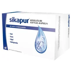 Sikapur Kieselsäure Softgel Kapseln mit Biotin, 90 St