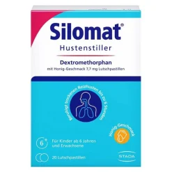 Silomat Hustenstiller Dextromethorphan mit Honig-Geschmack, 20 St