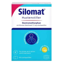 Silomat Hustenstiller DMP Zitrone Lutschpastillen, 40 St