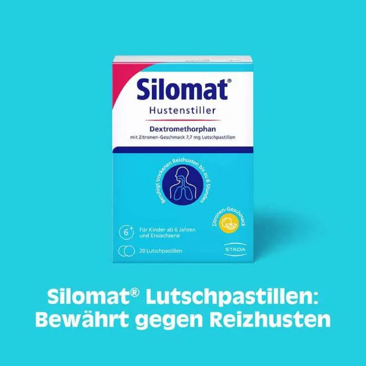 Silomat Hustenstiller DMP Zitrone Lutschpastillen, 40 St