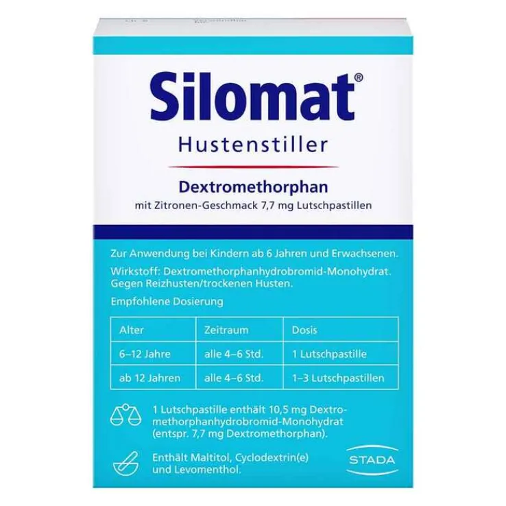 Silomat Hustenstiller DMP Zitrone Lutschpastillen, 20 St