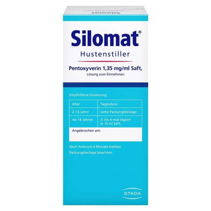 Silomat Hustenstiller Pentoxyverin 1,35 mg / ml Saft, 100 ml