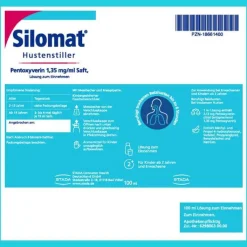 Silomat Hustenstiller Pentoxyverin 1,35 mg / ml Saft, 100 ml