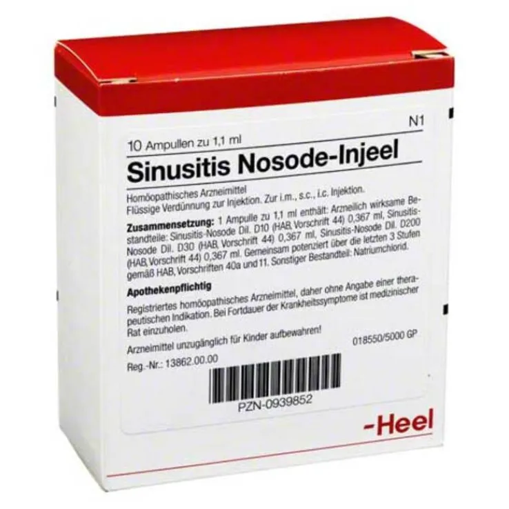 Sinusitis Nosode Injeel Ampullen, 10 St