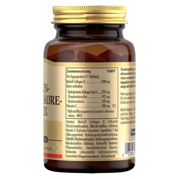 Solgar Collagen-Hyaluronsäure-Complex Tabletten, 30 St