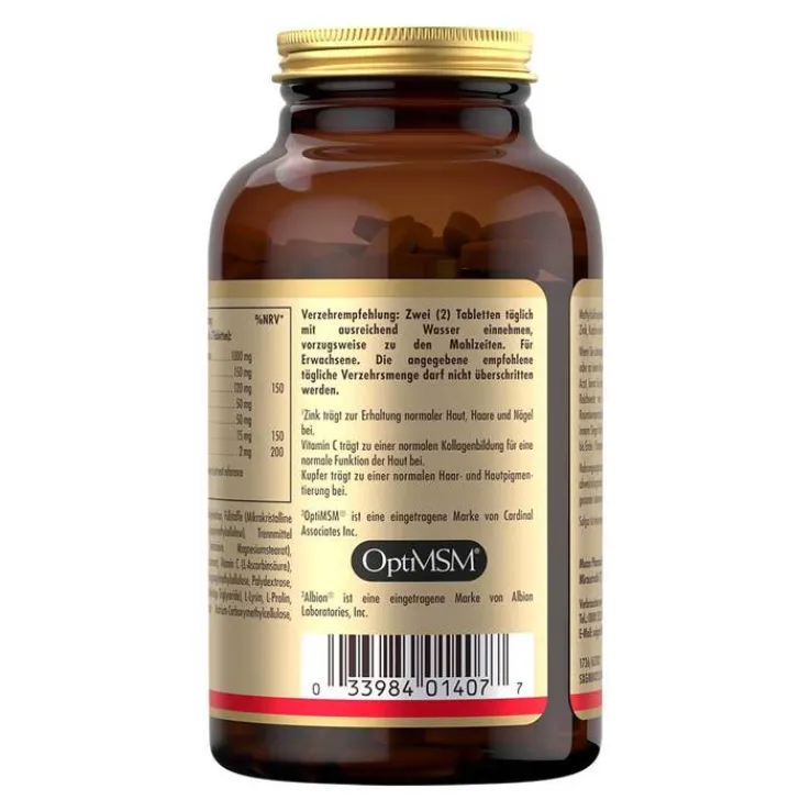 Solgar Haut Haare Nägel Komplex Tabletten, 120 St