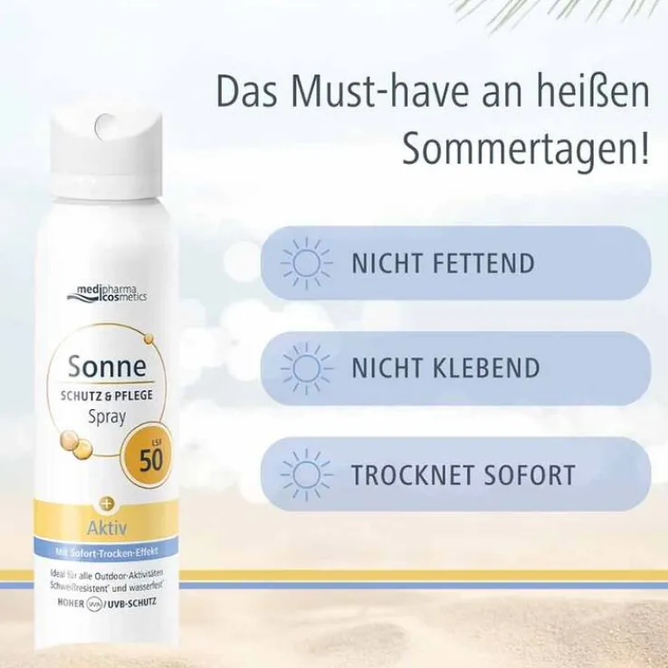Sonne Schutz & Pflege Aktiv Aerosol-Spray LSF 50, 150 ml