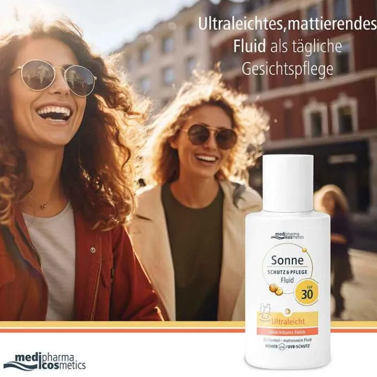 Sonne Schutz & Pflege Fluid ultraleicht LSF 30, 50 ml