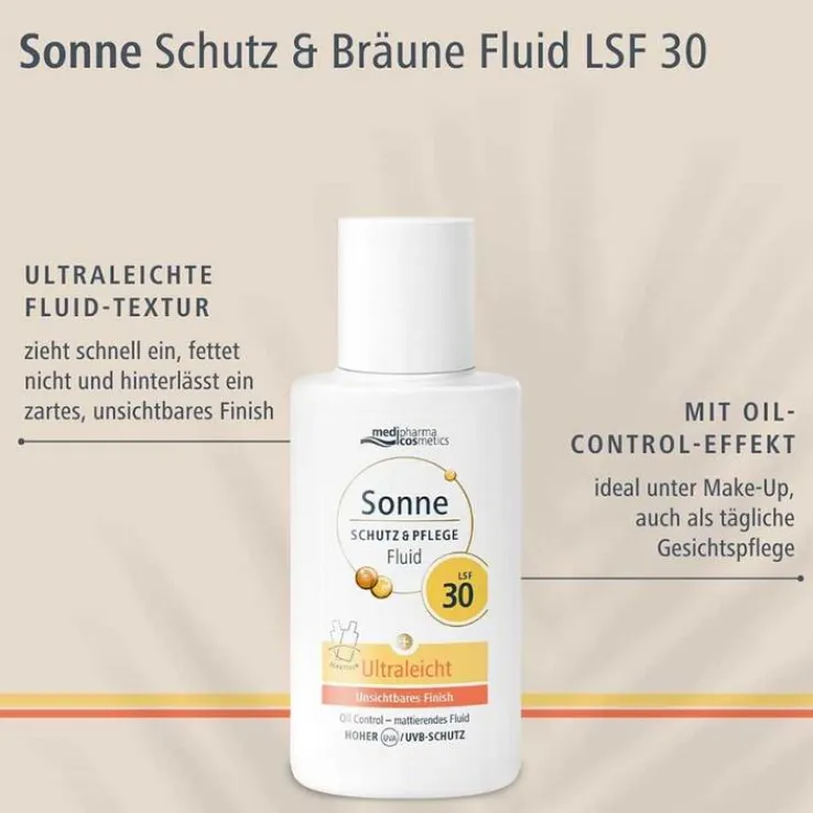 Sonne Schutz & Pflege Fluid ultraleicht LSF 30, 50 ml