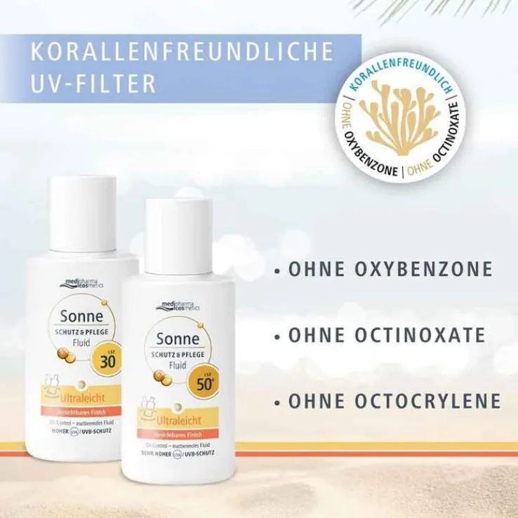 Sonne Schutz & Pflege Fluid ultraleicht LSF 30, 50 ml