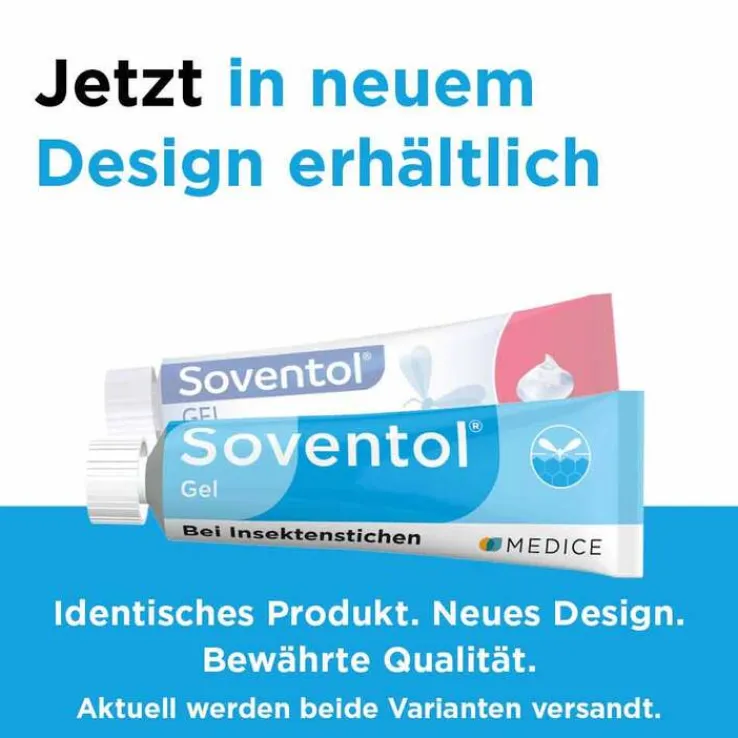 Soventol Gel bei Insektenstichen und Juckreiz auf der Haut, 20 g