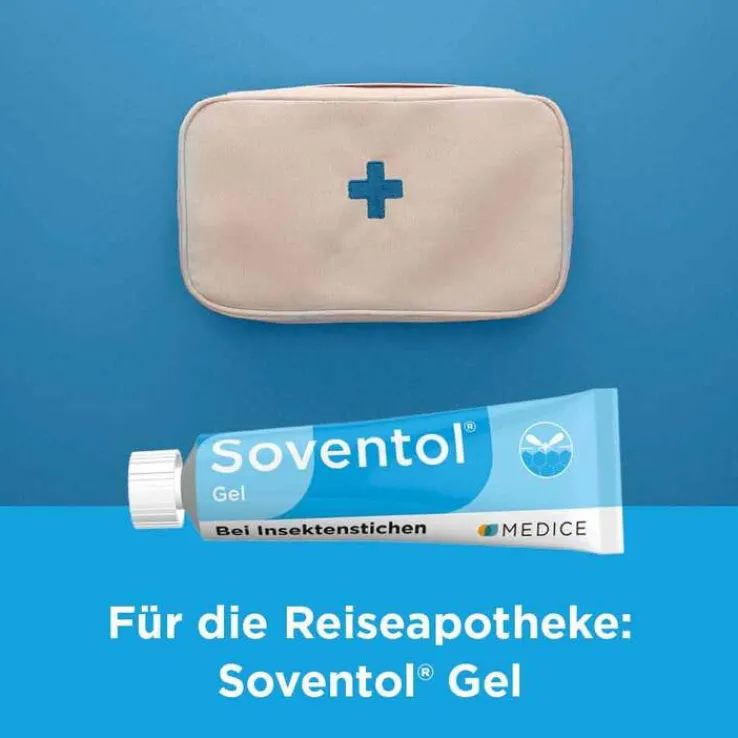 Soventol Gel bei Insektenstichen und Juckreiz auf der Haut, 20 g