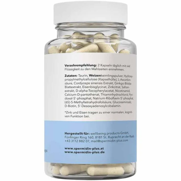 Spermidin Gedächtnis Kapseln, 60 St