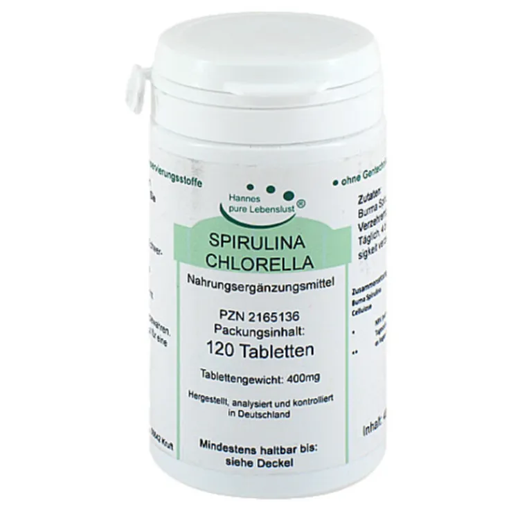 Spirulina + Chlorella Tabletten, 120 St