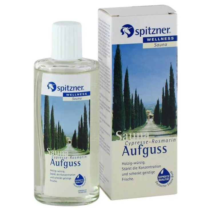 Spitzner Saunaaufguss Cypresse Rosmar.Wellness, 190 ml