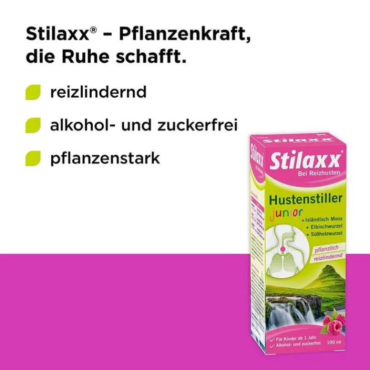 Stilaxx® Hustenstiller junior bei Reizhusten, 100 ml
