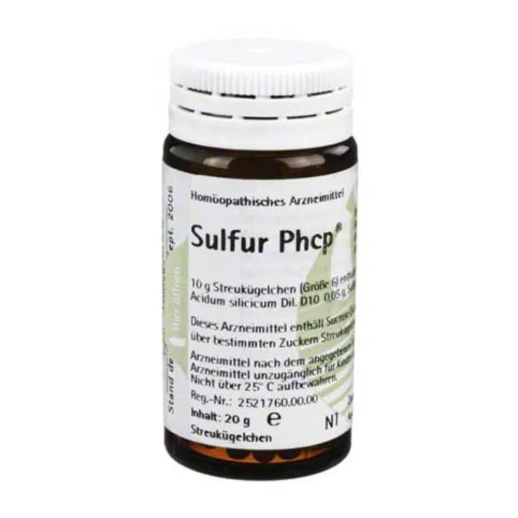 Sulfur Phcp Globuli, 20 g