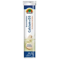 Sunlife Calcium + D3 Brausetabletten, 20 St