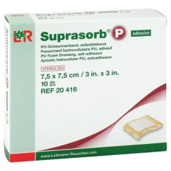 Suprasorb P PU-Schaumv.15x20cm selbstklebend, 4 St